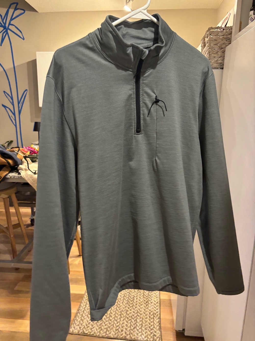 Abercrombie and Fitch Half-Zip Pullover - Sage Green